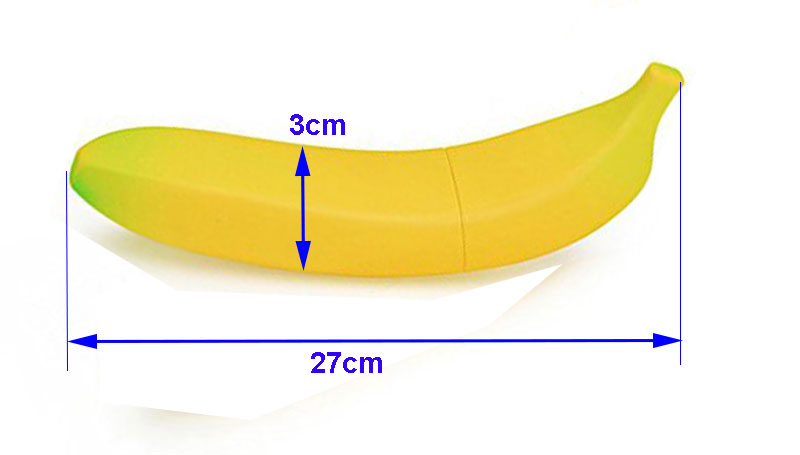 Kích thước Dương vật giả hình trái chuối